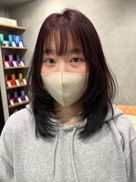 シャルムバイケンジ(Charm.by KENJE)&nbsp;レイヤー/レイヤーカット/ウルフ/ウルフカット/顔周りカット