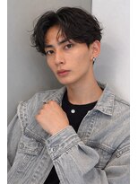 トリッカ シブヤ(TRICCA SHIBUYA)&nbsp;メンズカットパーマニュアンス波巻きナミマキフェザー渋谷