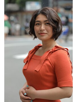 エンディアリング 東銀座(Endearing) 小顔ひし形 レイヤーカット 透明感カラー