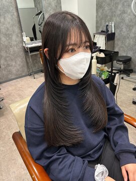 フォンド 津田沼(fond.) ワンホンレイヤー/ミルクティーブロンド/ダークブルー/津田沼