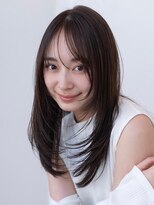 ケアリー 大泉学園(Carelly)&nbsp;デザインカラー/レイヤーカット/ウェットヘア/オリーブベージュ