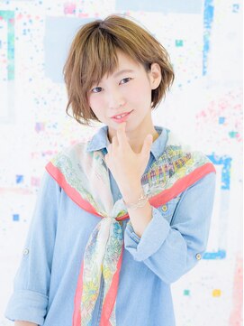 ネオリーブカップ 町田店(Neolive capu) 【Neolive capu】くせ毛風カール×ショートボブ