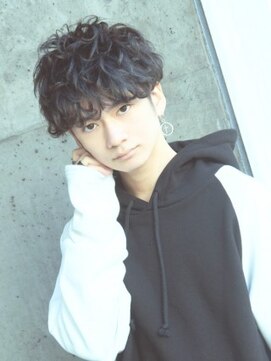 ヘア ジュレ ドゥ(hair jurer deux) 【ヘアジュレドゥ 花井】束感ニュアンスパーマメンズヘア