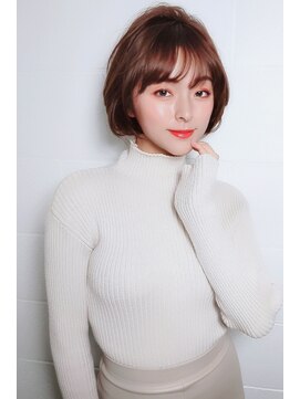 ナチュラ(natura) オルチャン タンバルモリで髪質改善　☆ 韓国 ミニボブ