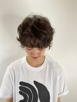 ドッグマニアピンチアオヤマ(DOGMANIA PiNCH AOYAMA)&nbsp;ショートパーマ×ショコラブラウン