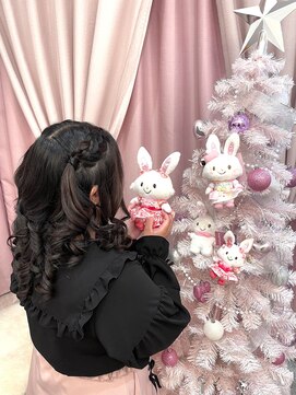 グルーヴ グルーヴ フェエリー(groove groove feerie) まおりんのメルツリー&王道ハーフツイン 新宿歌舞伎町ヘアセット