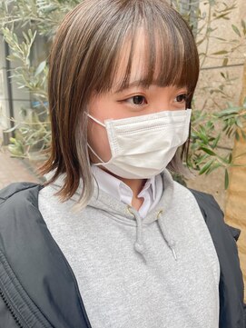 テトラ バイ ネオリーブ 横浜西口店(tetra by neolive) 抜け感と透け感には顔まわりインナーカラー☆