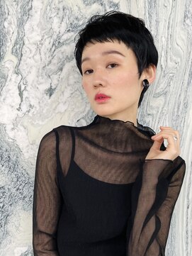 ランベリー(LANVERY) 大人の黒髪ベリーショート/モード グランマッシュ