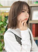 大人ハイライトシースルー前髪くせ毛風ロブc5北浦和20代30代40代