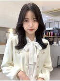 小顔に見えるくびれヘア レイヤーカット 透明感カラー KAKO