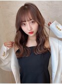前髪/顔周りレイヤーで作る韓国ヘア×プリカール[岡崎/髪質改善]