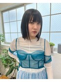 カジュアルモード/前下がりボブ