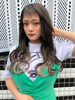 アンク クロス 池袋北口店(ANKHCROSS) グレージュカラーインナーミルキーベージュ