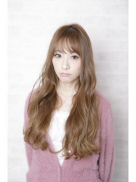 アフロディーテ 銀座(APHRODITE GINZA) 黒髪/グレーベージュ/レイヤーロング/前髪パーマ/銀座