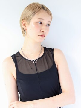 ガリカ シーム(Gallica/SEAM) 横顔も◎似合わせベリーショート/艶髪ハイトーン