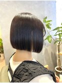 大人ショート/ショートボブ/艶髪