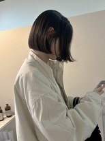 アワイ(awai)&nbsp;地毛風黒髪ミニボブヘア