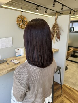 リジー(Litzy) ピンクブラウンカラー【三國麗奈】