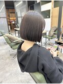 まとまり◎カッコ可愛い前下がりボブ本厚木