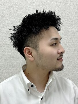 ヒロギンザ 仙台本店(HIRO GINZA) スパイキーショート×パーマ