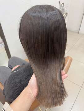 ソワンドゥブレス 大日店 (soin de brace) ・カーキグレージュ×ケラコラ髪質改善トリートメント