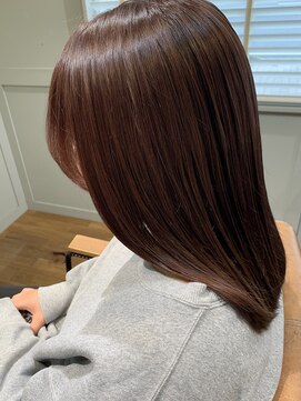 ピエスヘア(PIE'CE HAIR) ツヤツヤピンクベージュ