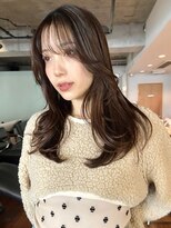 ノラジャーニー(NORA Journey) 【あきら】セミロングレイヤーカットハッシュカット顔まわり