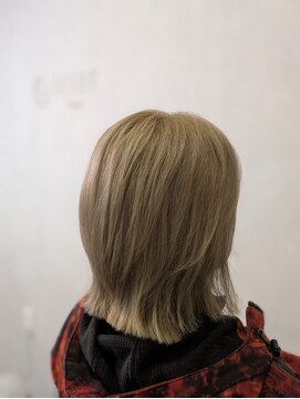 イリエヘア 川口(irier hair) ブリーチ1回♪ミルクティーベージュ【やくしじん/川口】