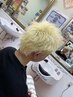 カット+カラー+シェービング+トリートメント
