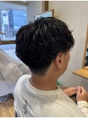 レイヤーマッシュ×スパイラルパーマ