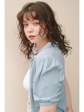 レジュアル(RESSUAL) レイヤーカットデジタルパーマアッシュブラウン