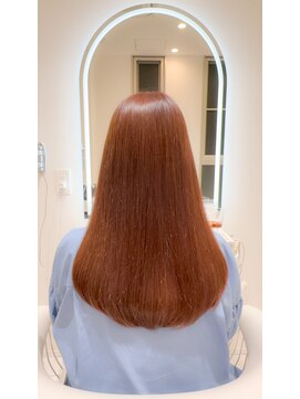 ジュエル(JEWEL) ナチュラルピンクブラウン　新松戸　髪質改善　TOKIO 個室美容室