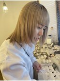 hairLux・浜松天王・三ヶ日・夏に大人気ミルクティーベージュ