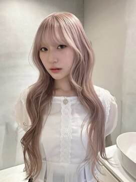 ペレ アネックス 大阪梅田茶屋町店(PELE ANNEX) くびれヘア/アプリコットオレンジ/夏のヘアアレンジ/梅田