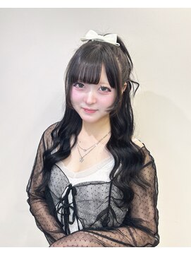 ガルボヘアー 心斎橋店(garbohair) 心斎橋プルエクステプルシールエクステアレンジでも映えるロング