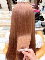 TJ天気予報 3t 日進店&nbsp;ストレート/オレンジベージュ/デザインカラー/ハイトーン