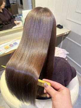 アンド ラ ブランシュ(&.La Blanche) ラベンダーブラウン/髪質改善/大宮