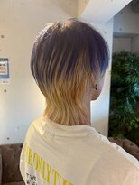 エイム ヘア リアム 調布店(eim hair liam)&nbsp;メンズカット/メンズウルフカット/ハイトーングラデーション