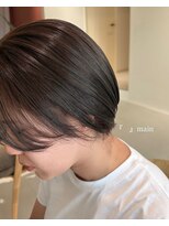 メイン(『 』main) ショートボブ×柔らかbeige