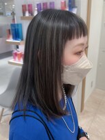 ステラバイケンジ 藤沢(STELLA by KENJE) 白髪ぼかしハイライトカラー30代40代50代ベージュ