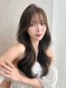 【表参道駅】カット+前髪縮毛矯正+ワンカラー+炭酸泉Spa【￥14850】