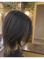 メンズヘア アリエス(men's hair ARIES)&nbsp;アッシュシルバー×ロングウルフ