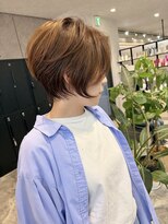 ルプル バイ フェイス 磯子(L'pul by face) 丸みショート×アッシュベージュ style by 田爪