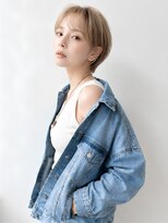 アッシュ 志木南口店(Ash) ハンサムショート×ベージュカラー