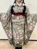 ２０２７【 成人式☆振袖☆着付けのみ 】可愛い、しっかり着付けで♪一日安心