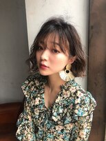 ロンドアベニール 北千住(Lond avenir)&nbsp;【Lond avenir本田奈穂美】柔らかお洒落ウェーブミディヘア