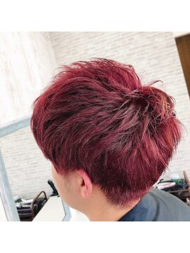 エイトジュール(8JOURS) マッシュショート×ピンクバイオレット