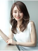 【AFLOAT 晃輔】20代30代大人可愛い 流し前髪 髪質改善