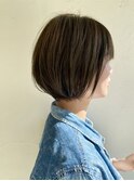 丸みショートボブ