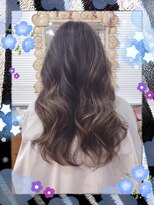 エデン ビークス チルドレン(EDeN Beeks children)&nbsp;#バレイヤージュ#グラデーション#ミディアム#アッシュグレージュ